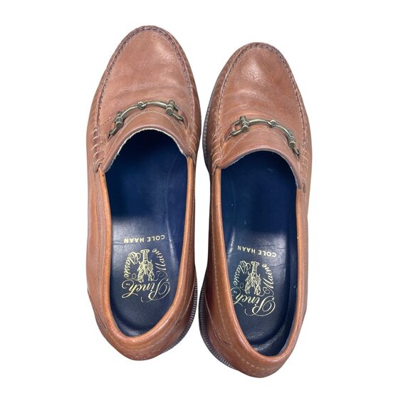 Cole Haan Pinch Mens Brown Leather Maine Classic slip Loafers Sz 9M SKU 9573 - Picture 13 of 16